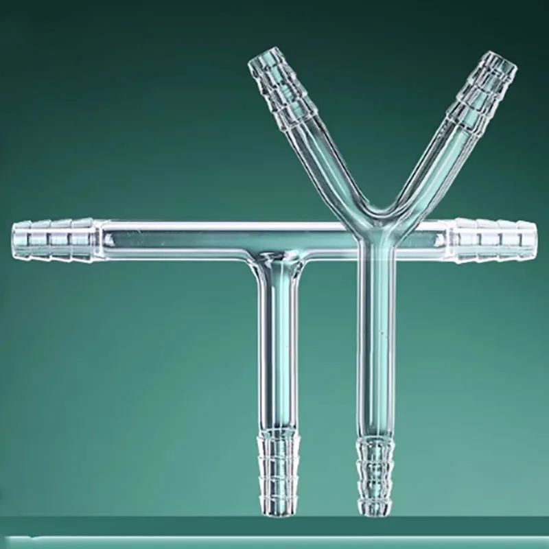 glass-conduit-y-shaped-tee-connecting-pipe-t-shaped-tee-joint-conduit-elbow-with-small-nose-elbow-tee-elbow
