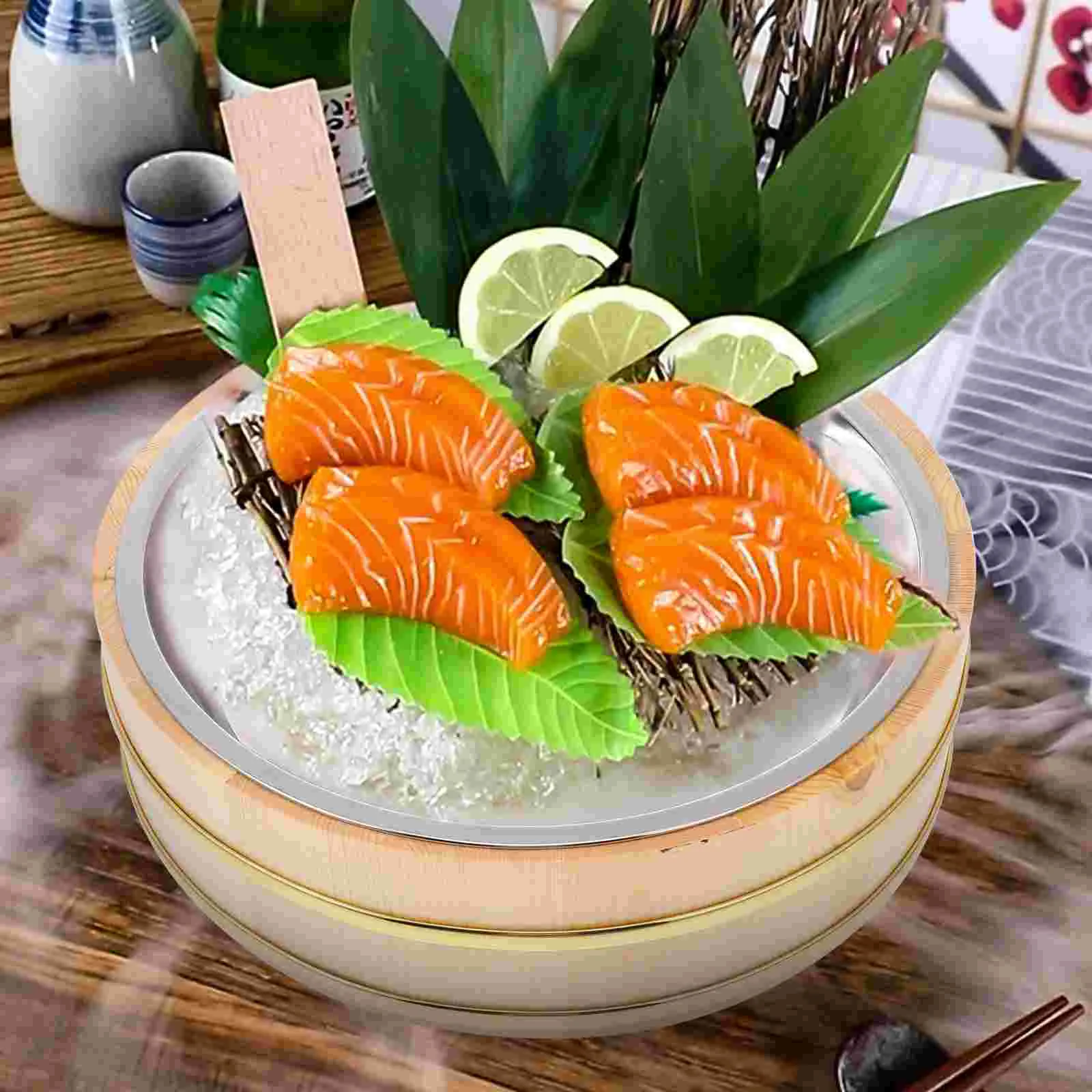 Sushi Mat Bibimbap Platters Home Tableware Sauce Ramekins Stainless Steel Food Serving Plate Utensils