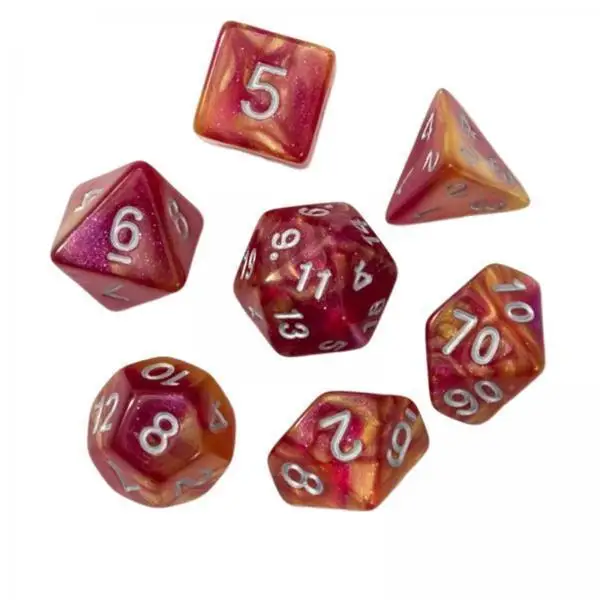 

Acrylic Polyhedral Dices Set with Assorted Sides Bulk for Tabletop Board Games and Role Playing Adventures