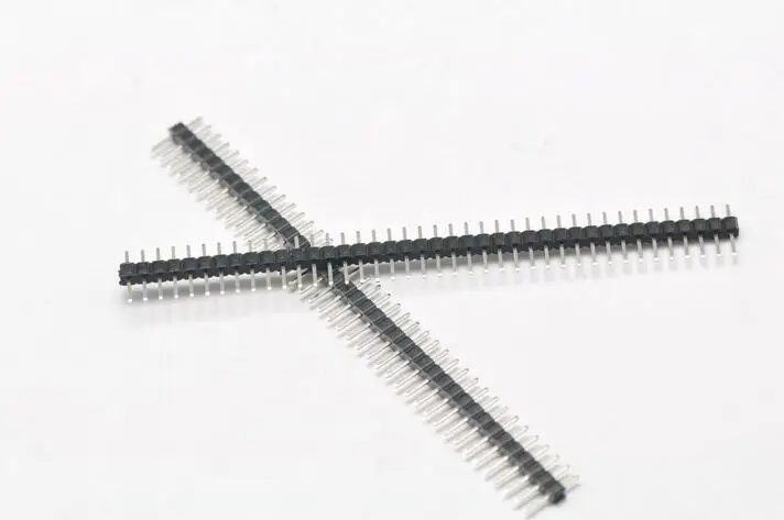 10 sztuk 1 * 40PIN jeden rząd głowica pinowa męski 1 x40pin 2.54MM 40 złącze pinowe 40-pinowy pasek 40 P