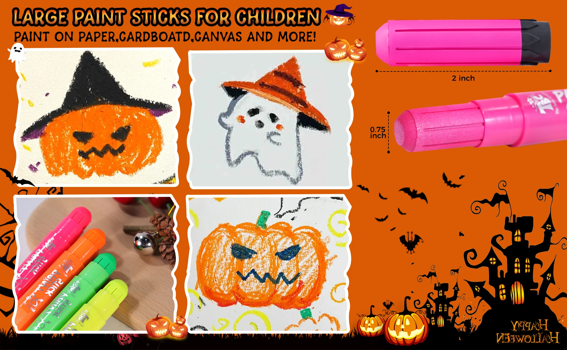 Washable Kids Paint Sticks 6