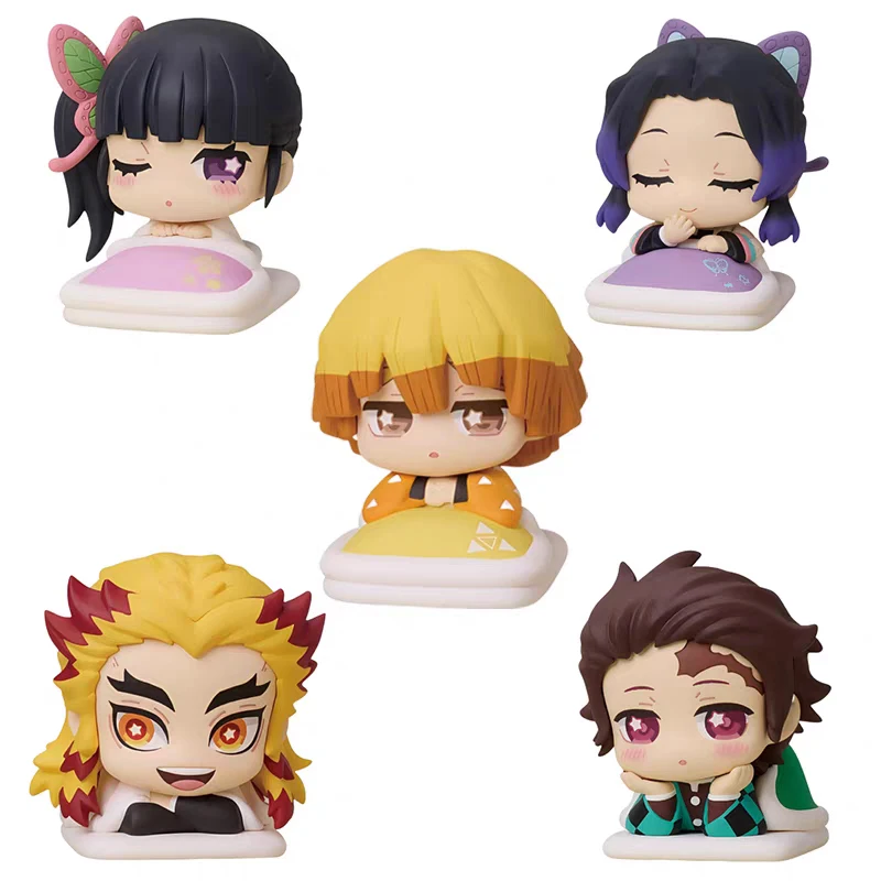

Original Demon Slayer: Kimetsu No Yaiba New Egg Toys 01 02 03 Gifts Toy Collection for Kids Indoor Ornament Decorations