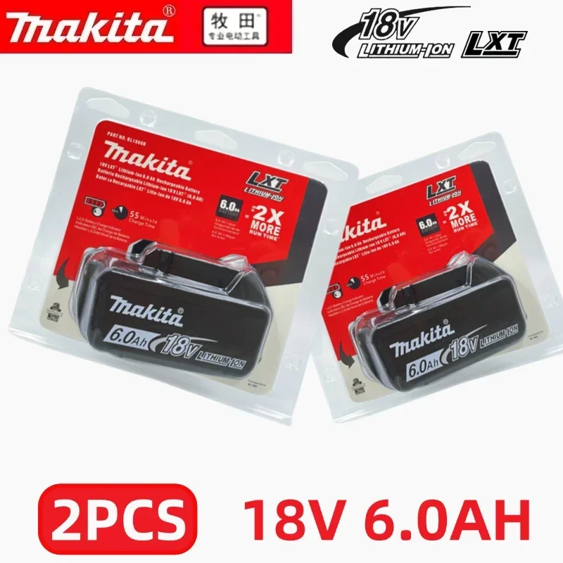 18650 Original Makita 18V 6Ah Battery suitable for DTD173 DTW190 BL1830B BL1850B BL1850 BL1840 BL1860 BL1815 power tool Battery