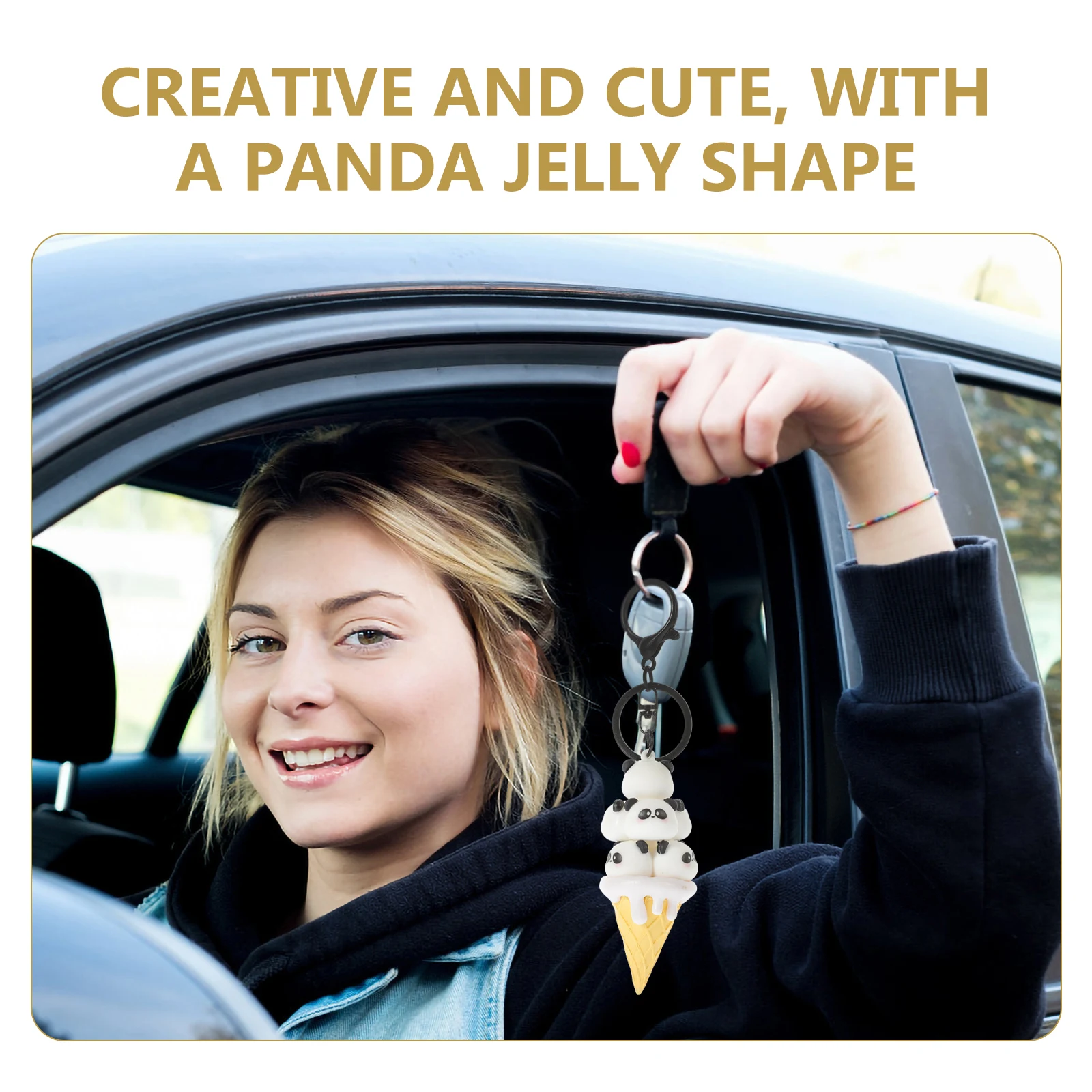 

Ice Cream Keychain Gifts Boyfriend Birthday Cars Bags Accessories PVC Creative Animal Pendants Key Ring Charm DIY Memorial