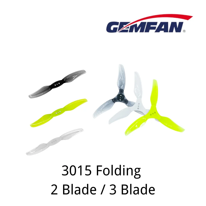 NEW 1set Folding Propeller 3015 2 Blade / 3 Blade Gemfan 3inch Floppy Proppy for Multirotor FPV RC Racing Cinewhoop Ducted Drone