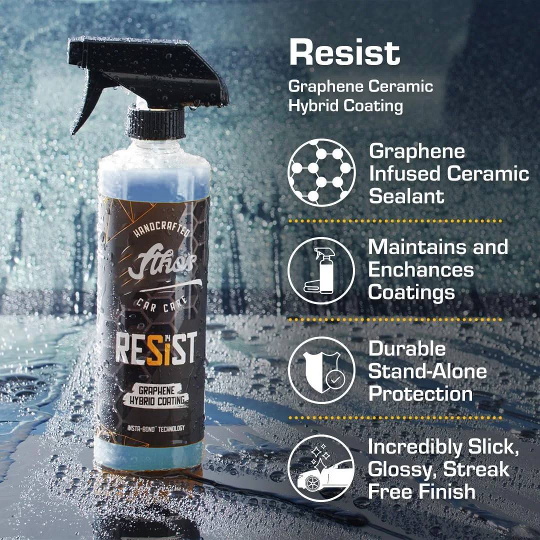 Graphene Spray Coating UV Ceramic Coating for Cars 2 in 1 Hybrid Formula Ceramic Spray Coating for Cars Incredibly Slick Glossy