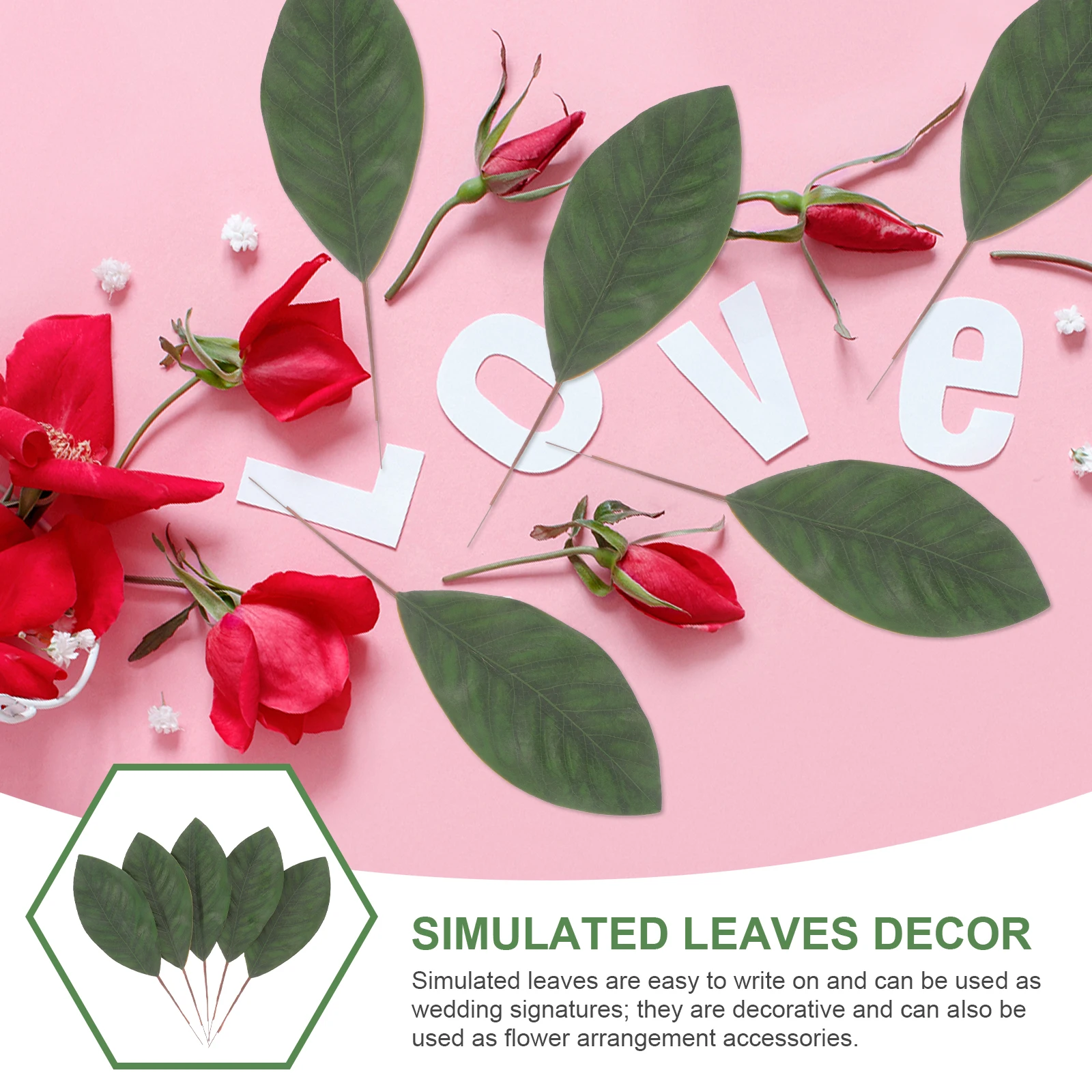 

10Pcs Fake Leaves Simulated Greenery Decor Wedding Jungle Theme Artificial Leaf Photography Props Fake Leaves Greenery Decor