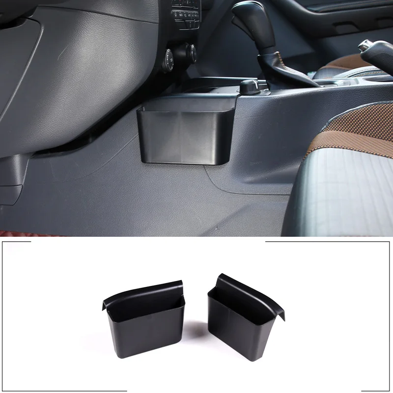 

For Ford Ranger T6 P375 2015-2021 Black Center Console Side Storage Box Multi-Function Mobile Phone Tray Car Accessories
