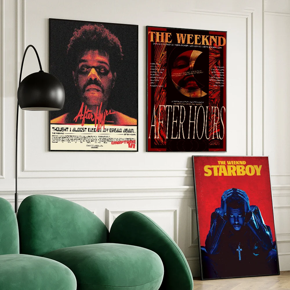 The Weeknd Music Album Whitepaper Poster HD Quality Poster Wall Art Painting Study Room Wall Decor