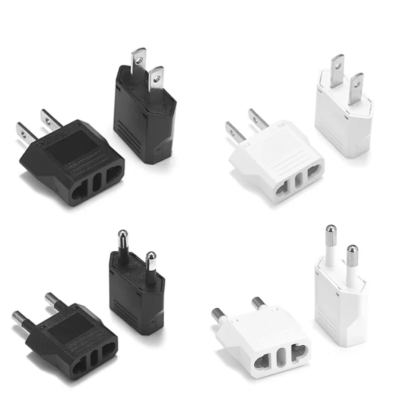 US Plug Adapter European BR EU To US CN Universal Travel Adapter China Electrical Plug Converter AC Outlet Socket Adaptor