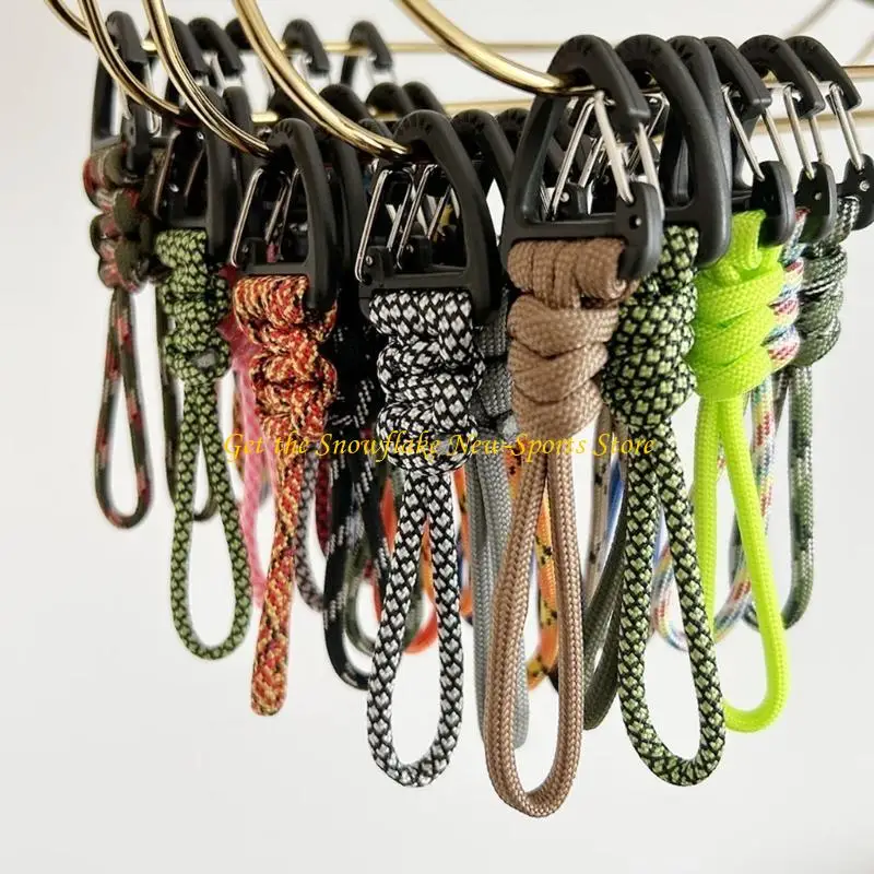 E56D 10LOTS CARABINER مفاتيح مفاتيح عالية القوة المظلات الملونة carabiner carabiner