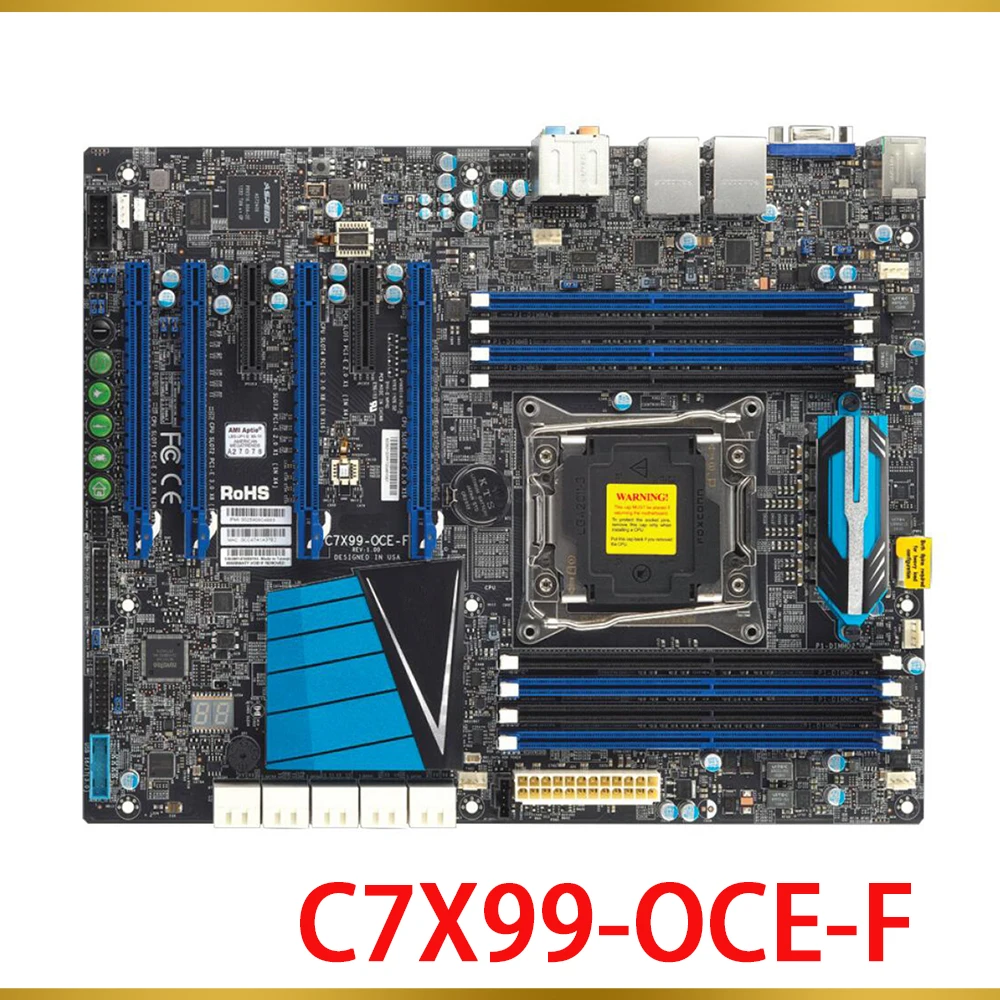 For Supermicro Desktop Motherboard Core i7 E5-1600/2600 v3/V4 Processor LGA2011 DDR4 PCI-E3.0 C7X99-OCE-F