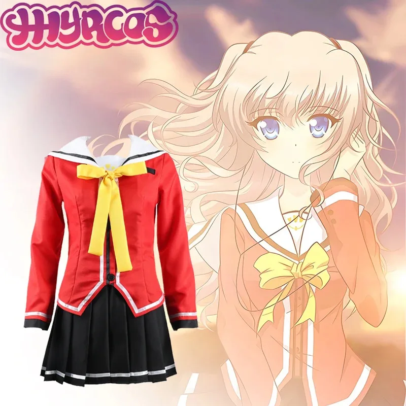 

DY2025Аниме Шарлотта Томори Нао Косплей Костюм Для Женщин JK Униформа Экипировка Шарлотта Томори Нао Cos Костюмы на Хэллоуин Вечеринка G