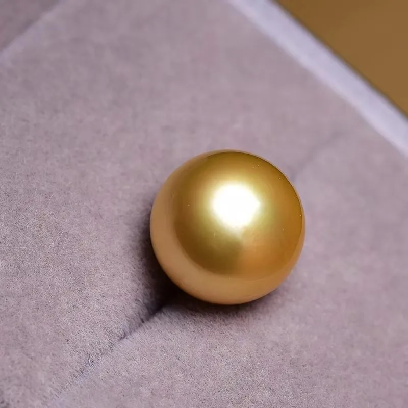 12- 13Mm Natural Gold Pearls Undrilled Diy Jewelry For Pendant