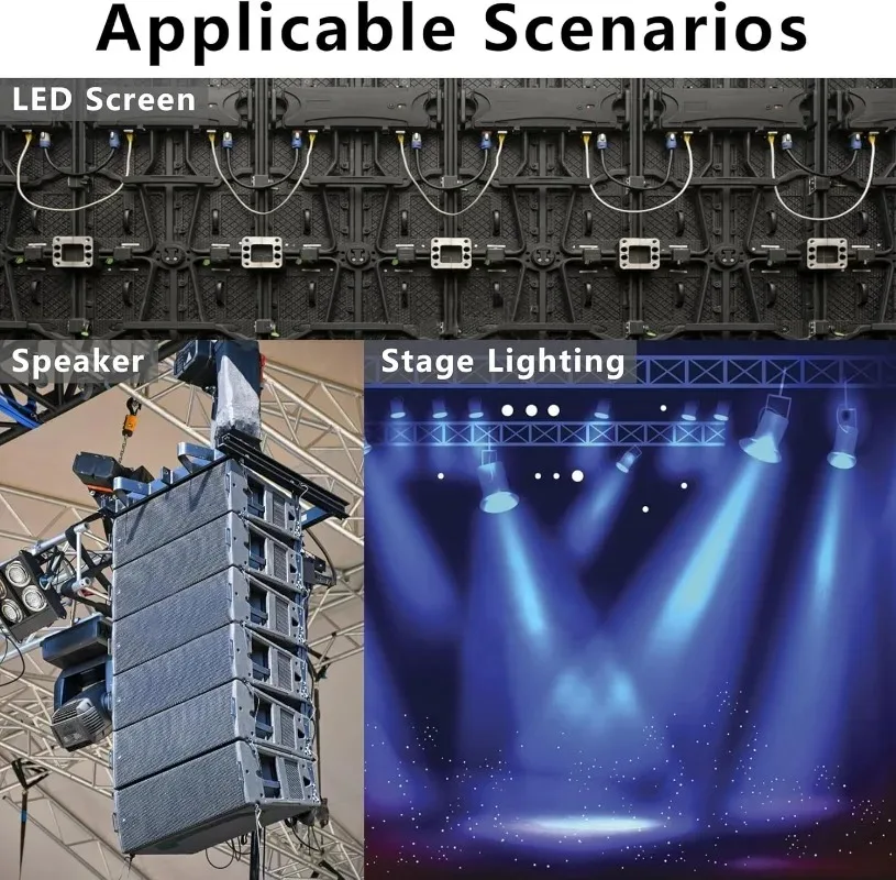12/1 قطعة NAC3FCA NAC3MPA ذكر التوصيل 20A قابس طاقة محول مقبس الطاقة 3Pin Powercon XLR موصل ل ضوء المرحلة شاشة LED #5