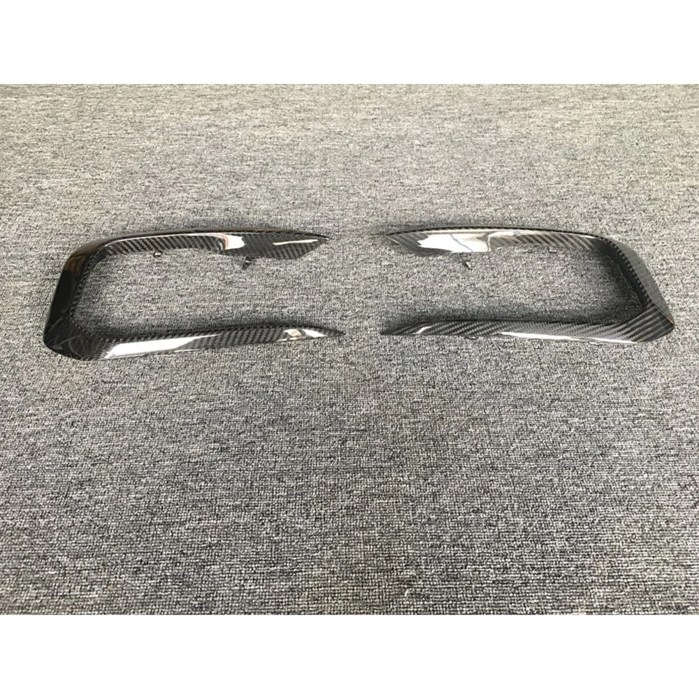 

Для BMW 1 серии F20 M Sport Hatchback 2016-2018 Передняя противотуманная фара рамка плавник клыки декоративные полоски из углеродного волокна чехлы для каналов FRP