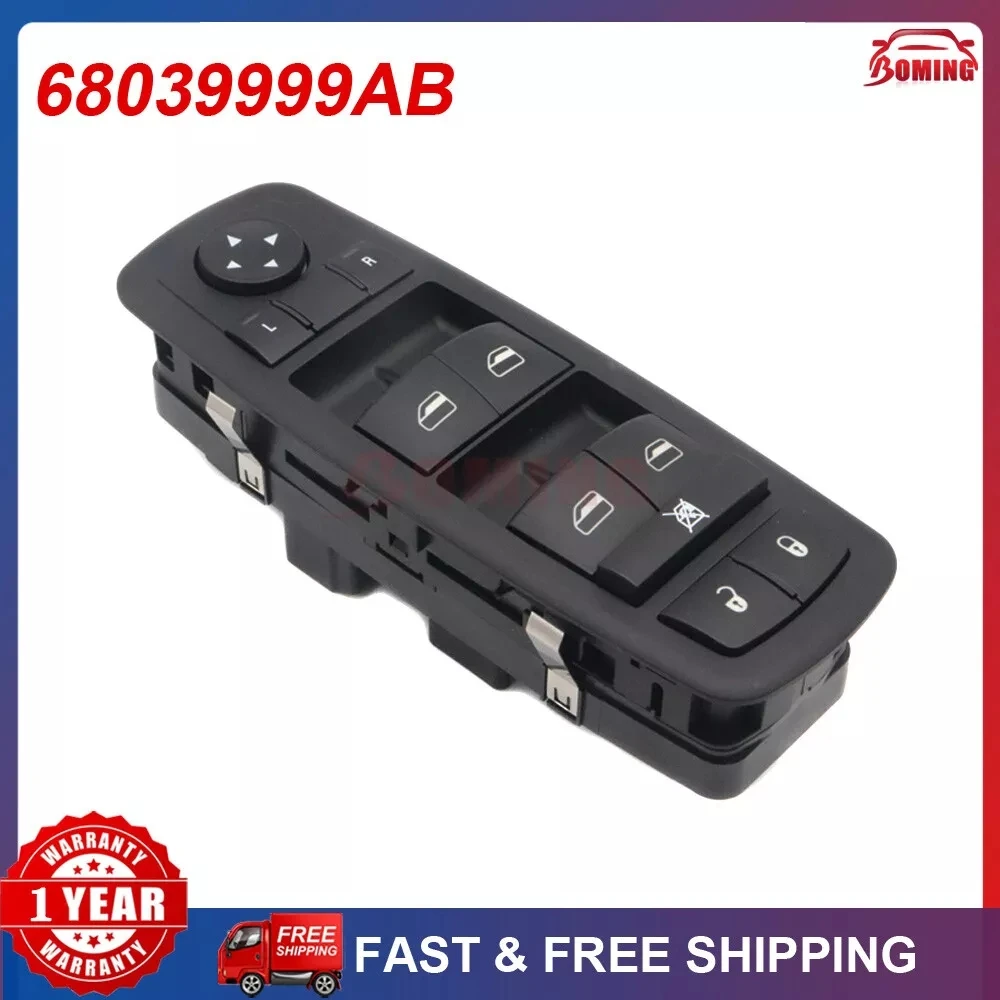 Car Power Window Switch Control Master Switches 68039999AB For Dodge Grand Caravan Journey Caravan Jeep Grand Cherokee Liberty