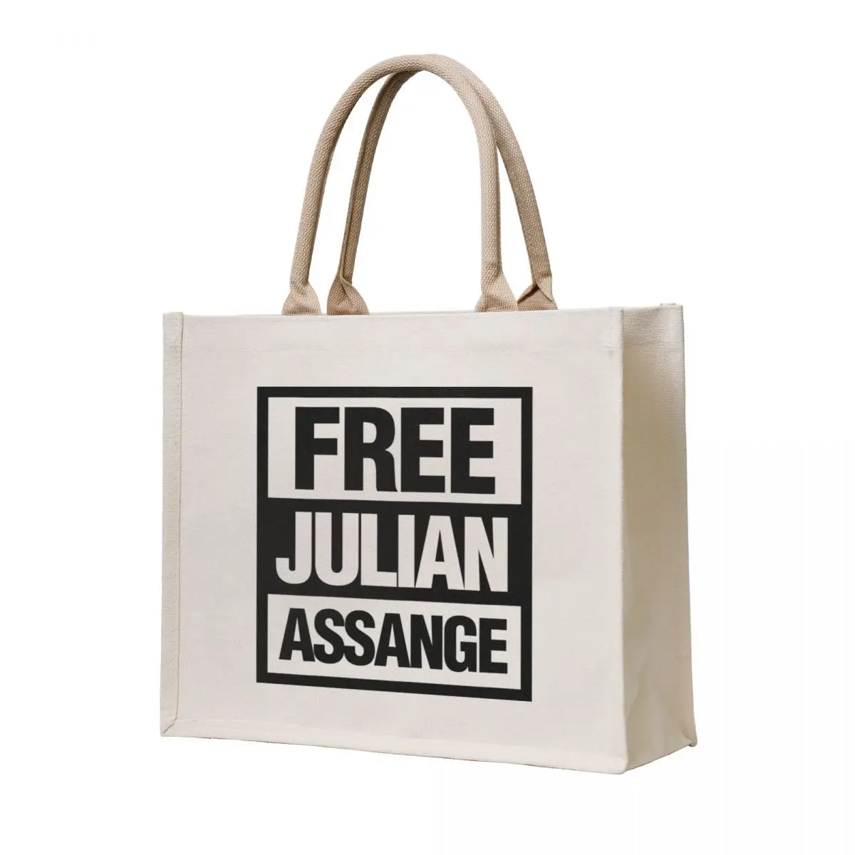 

Free Julian Assange as Freedom of speech Tote Bag shopping cart bags Shopper tote bags aesthetic