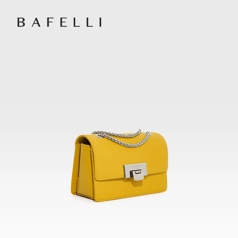 BAFELLI-Bolso de mano con cadena clásica para mujer, bandolera de hombro con estilo, MINI monedero informal, tendencia, 2023