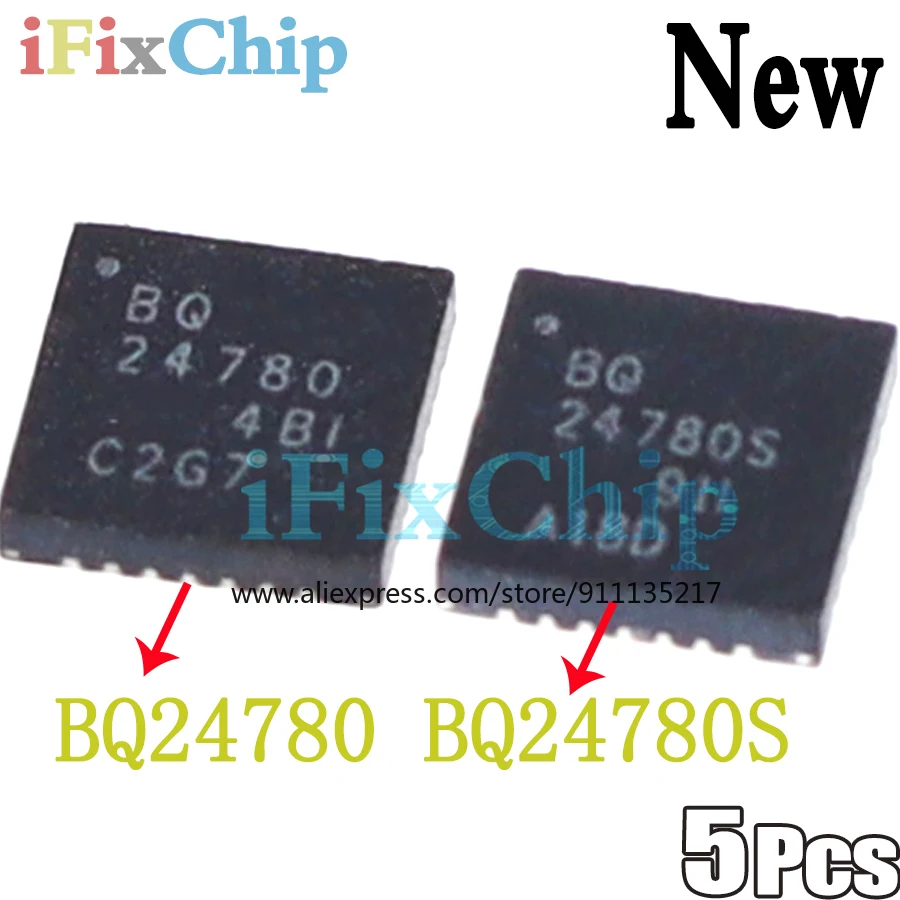 (5 Stuk) 100% Nieuwe Bq24780 S Bq24780 24780S 24780 QFN-28 Chipset