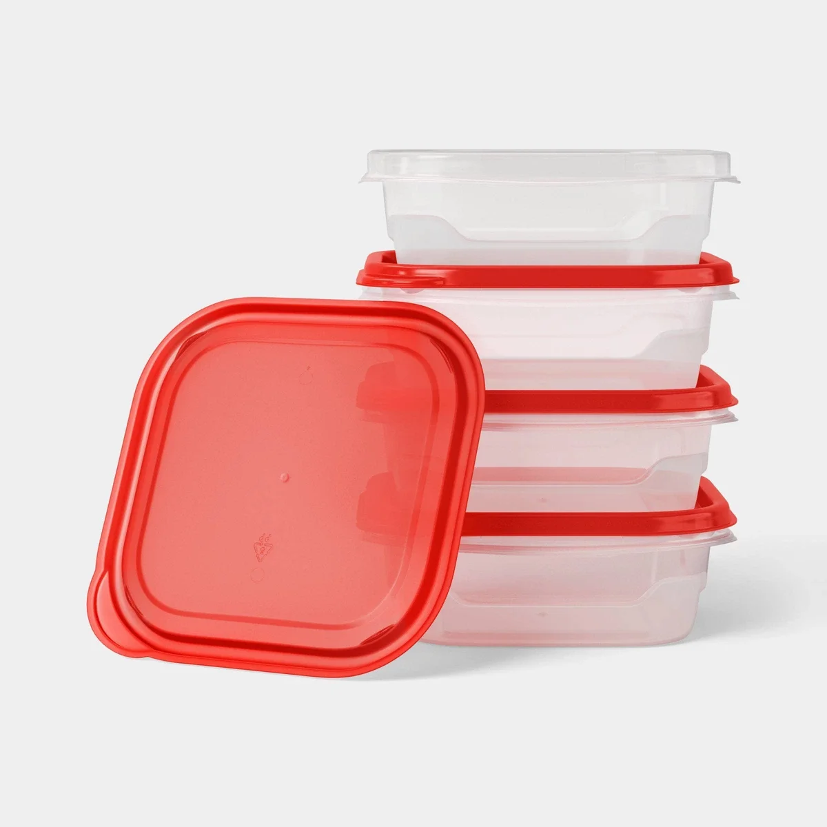 

Small Square Food Storage Containers - 23oz/4ct