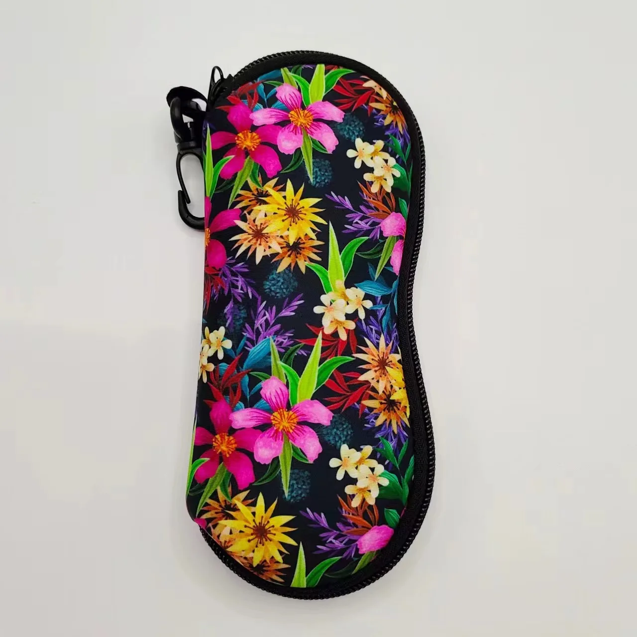 Waterproof Shockproof Eyeglass Storage Bag Bohemian Neoprene Glasses Case Zipper Eyewear Holder Heavy-Duty For Outdoor Travel