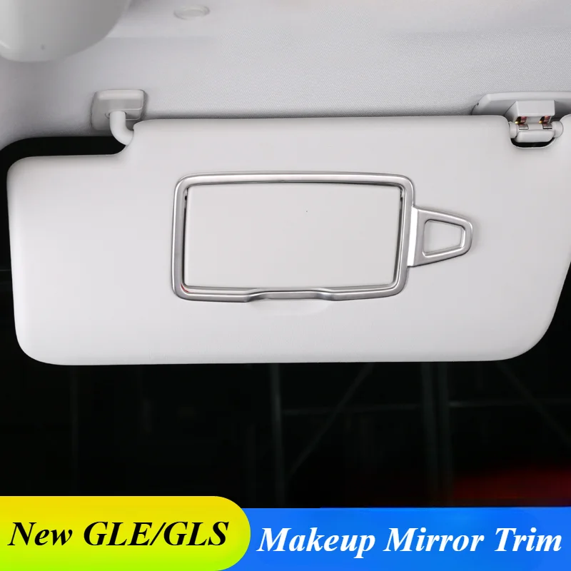 For 20-22 Mercedes Benz GLE450 modification GLE320 400 ML GL400 GLS makeup mirror decorative strip-Interior modification