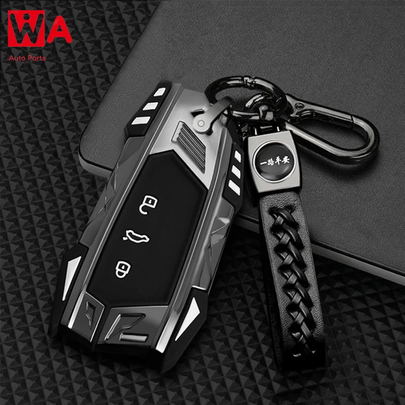 

Zinc Alloy Car Remote Key Case Cover Shell Fob For VW Volkswagen Golf 8 2020 Skoda Octavia A8 2021 SEAT Leon MK4 Accessories