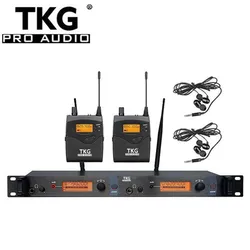 TKG 최고의 모노 사운드 시스템 리시버 인이어 모니터 시스템, SR-2050 2 채널 이어폰, 인이어 무선 무대 모니터