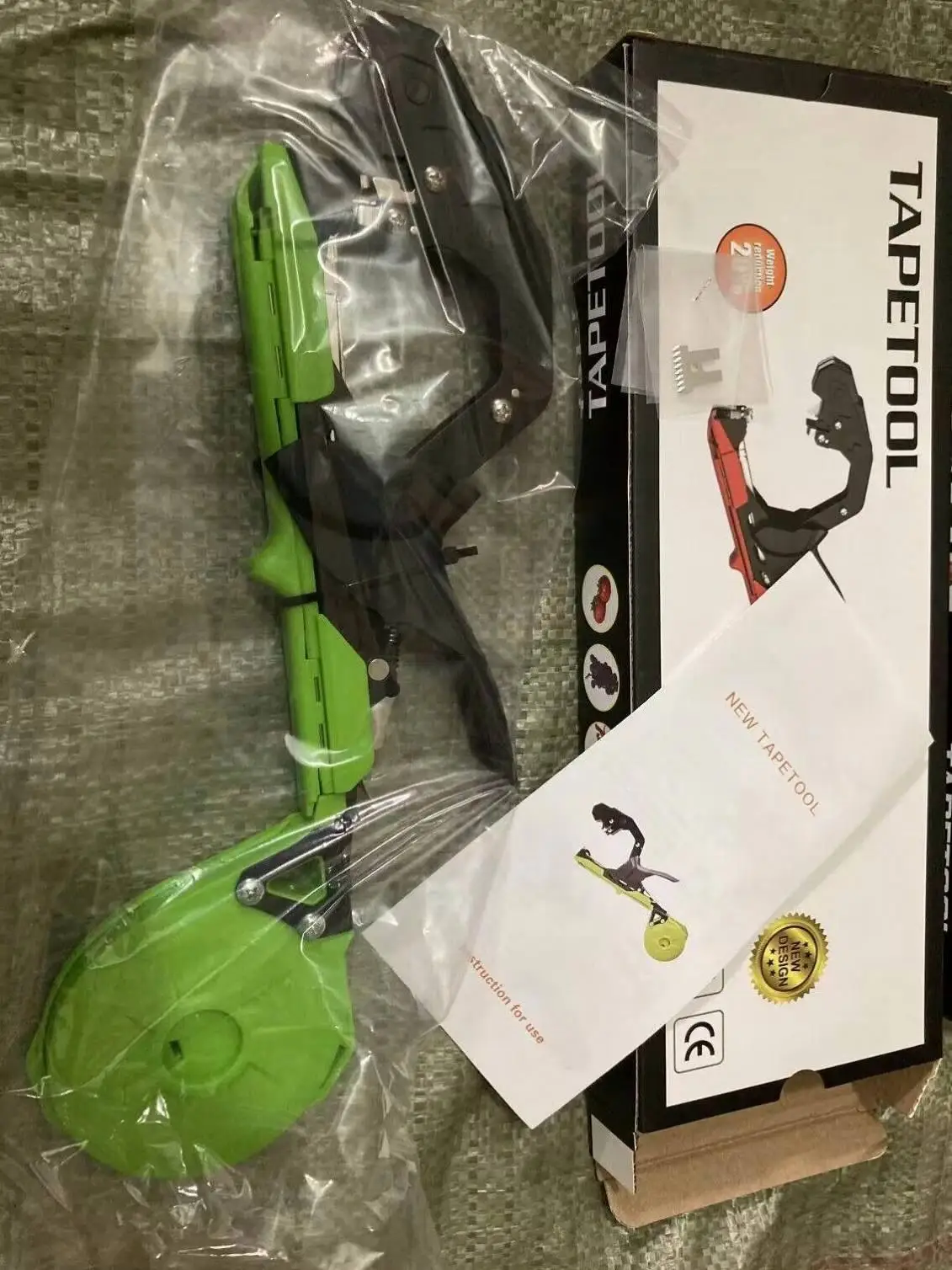 2025 테이프 도구 식물 묶는 테이프 도구 과일 야채 테이퍼 기계 정원 테이프 도구 식물 야채 손으로 묶는 바인딩 기계