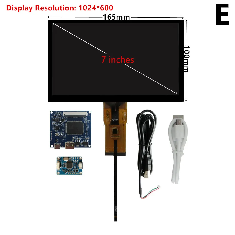 Imagem -04 - Multipurpose Portable Lcd Display Screen Monitor Driver Control Board Digitalizador Touchscreen 35 43 55 75 101