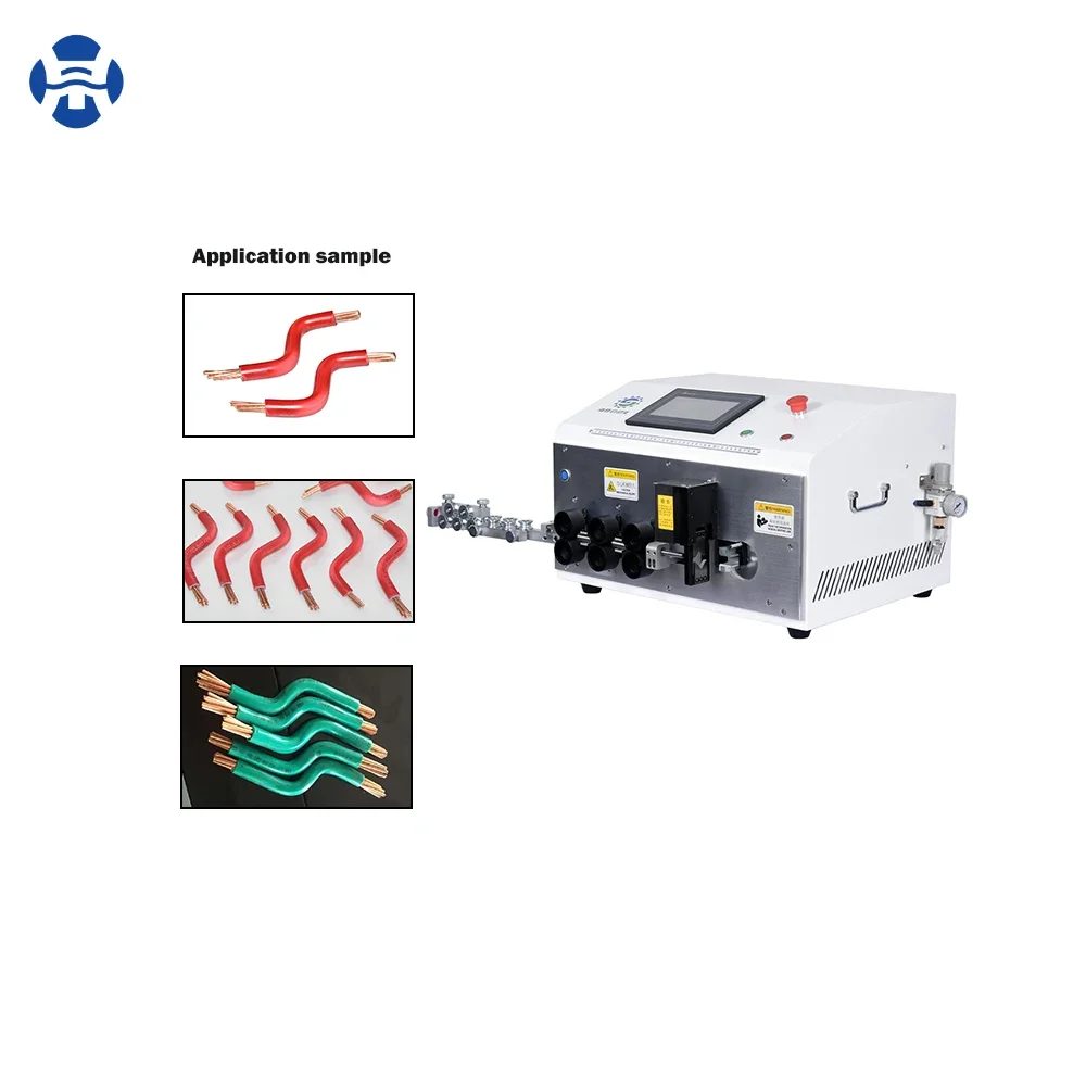 Factory Direct Electric Wire Stripping Machine Commercial Computerized Wire Cutting Cable Manufacturing Equipment HS-508ZW-35