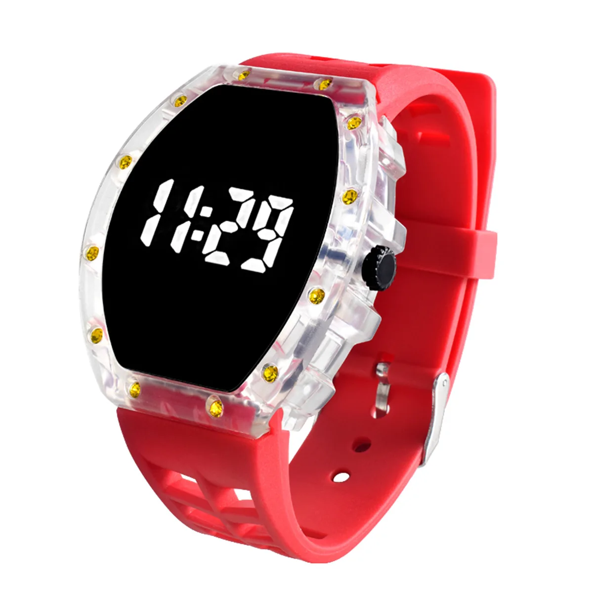 Fashionable Children's Digital Wristwatches for Middle School Students - Stylish and Cool Timepieces for Boys and Girls