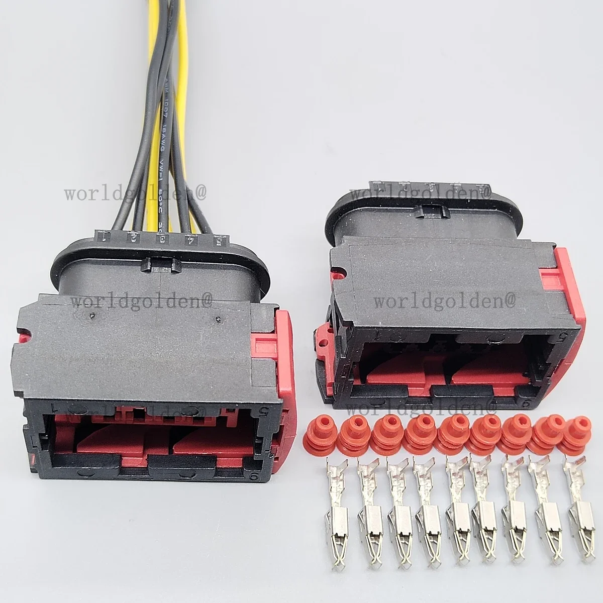 9Pin 3.5mm Female Socket 953482-1 car connector for Universal Vehicles Auto Cable Connection Plug