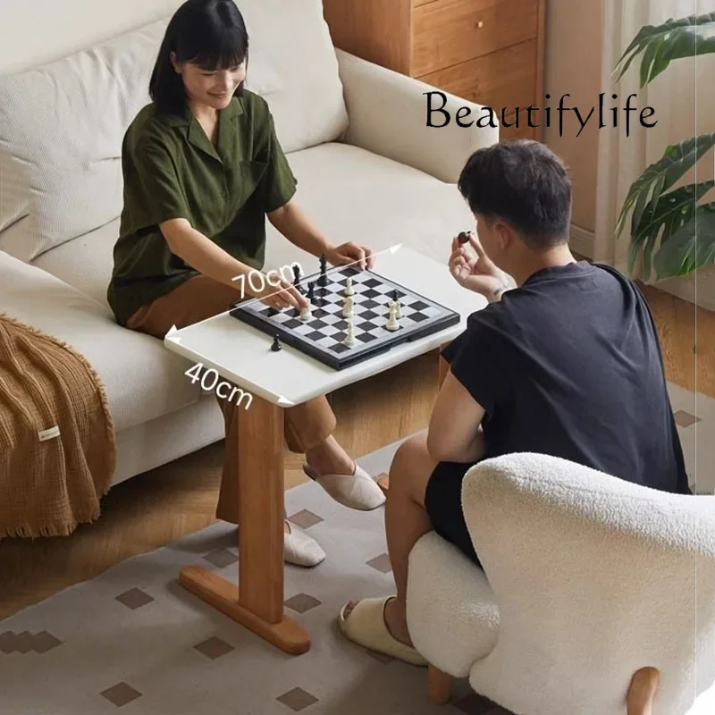 Vv BA Solid Wood Coffee Tables Multi-functional Kitchen Dining Table Computer Desk Living Room Sofa