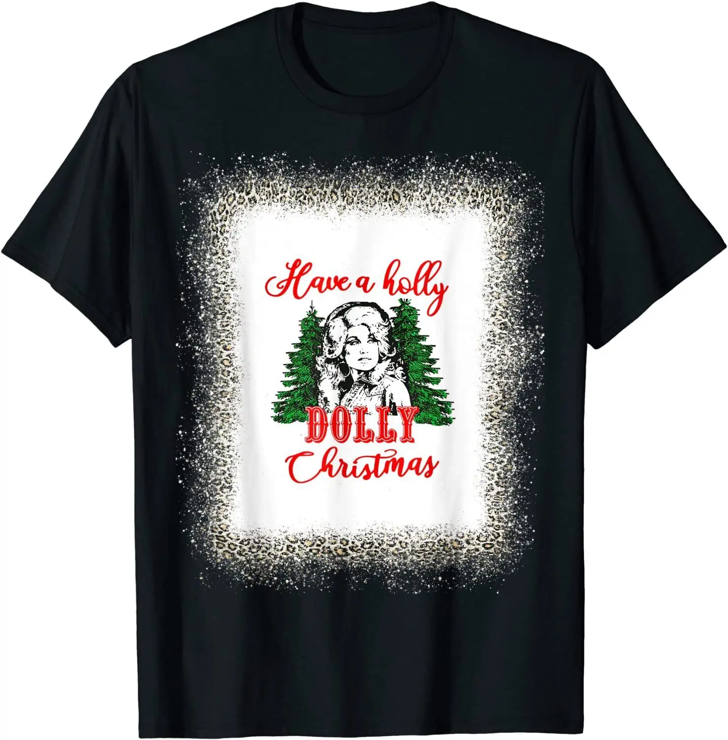 NEW Have A Holly Dolly Christmas Matching Family Pjs Xmas T-Shirt - MADE IN USA