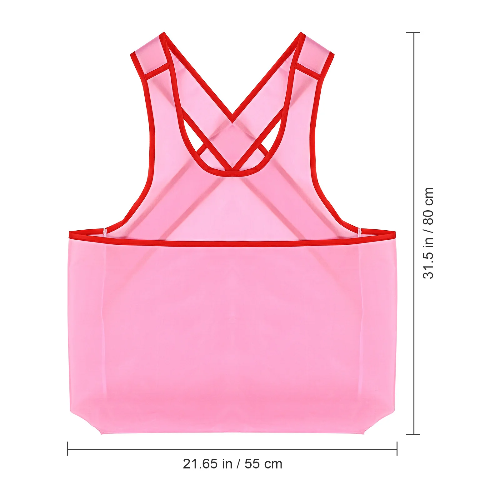 أكسفورد معلقة مآزر الملابس الرطبة مع جيوب سعة تخزين الملابس المبللة العمل المئزر للمنزل حديقة الطبخ عمال