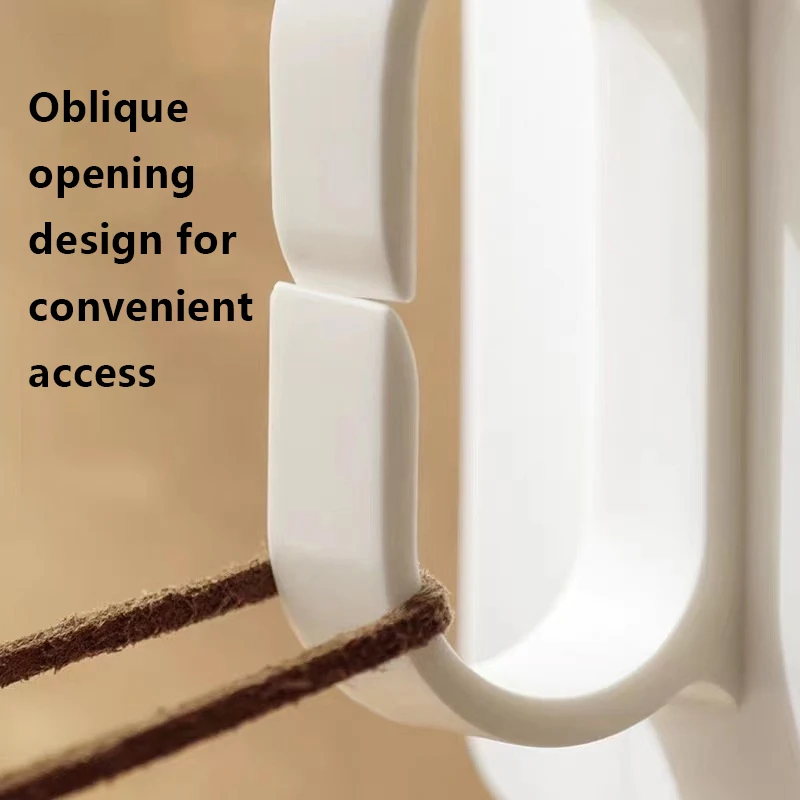 2Pcs Circular Hook Hair Comb Brush Storage Rack Punch-free Wall Mounted Organizer Bathroom Accessories Storage Cabinet Rack