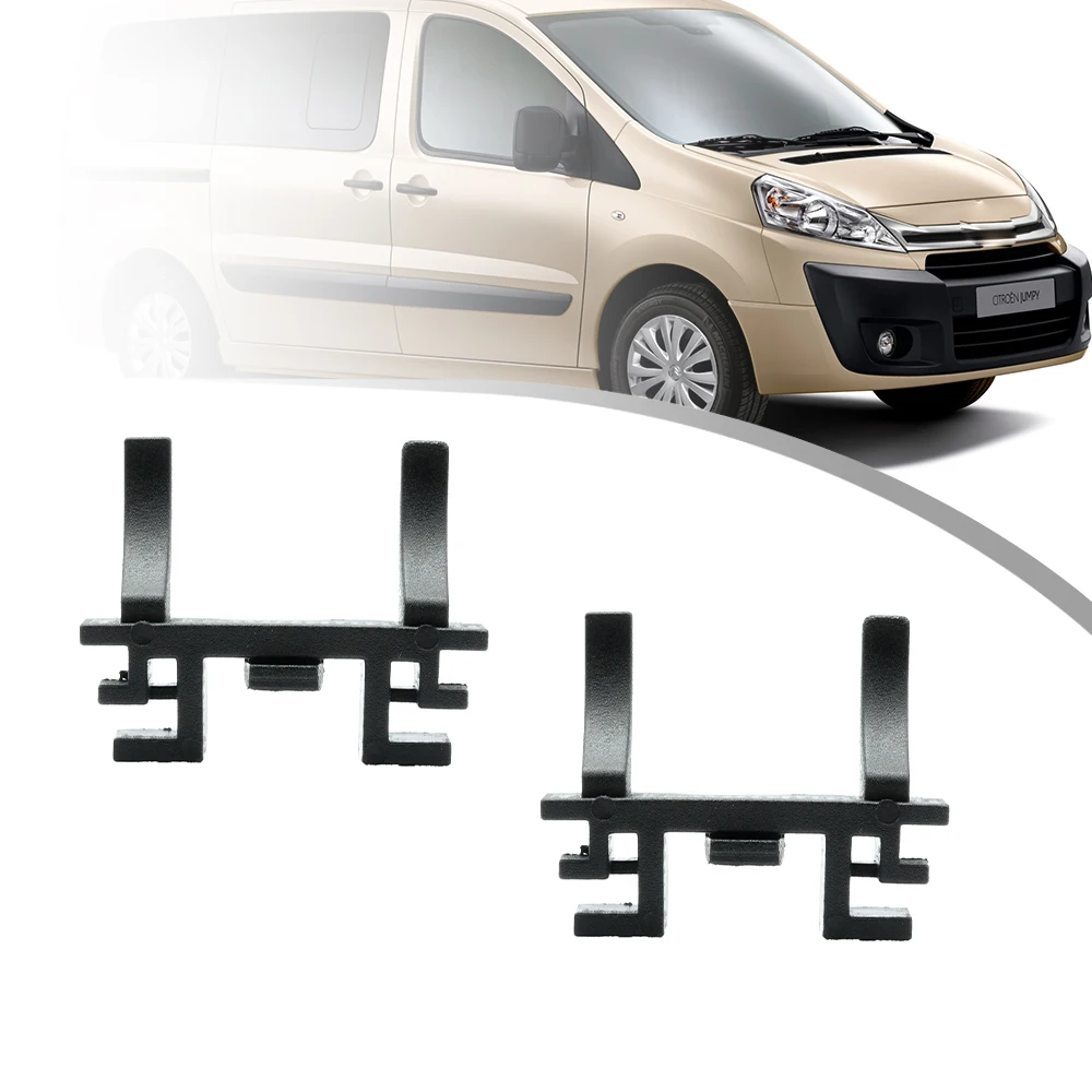 

2Pcs H7 Led Headlamp Socket Bulb Cap Mount Ring Headlight Bulb Base Adapter Holder For Citroen Jumpy 3 2016 2017 2018 2019-2022