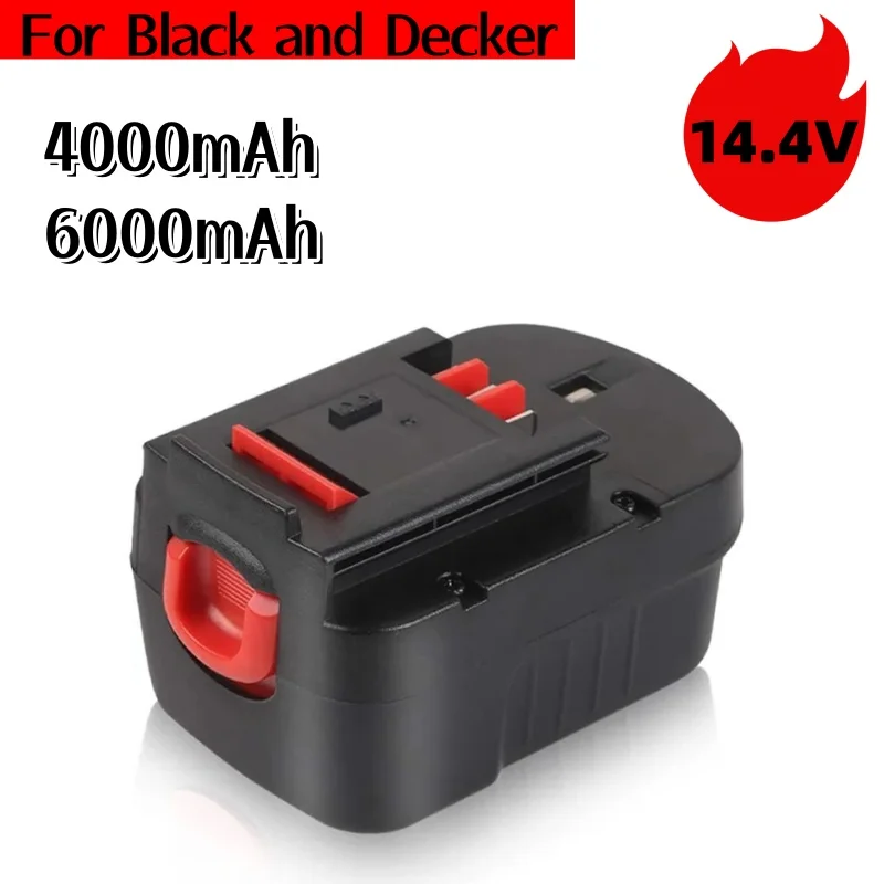 14.4V HPB14 For Black and Decker 4.0/6.0Ah Ni-Mh Replacement Batteries For Firestorm FSB14 FS140BX 499936-34