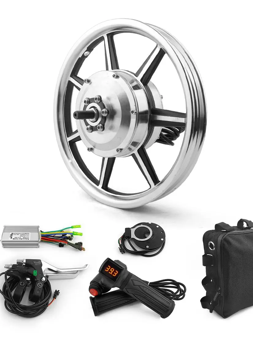 AliExpress L-faster Electric Bike Brushless Hub Motor Conversion Kit 14 Inch 24V 36V 350W with LCD Thumb Throttle for E-Bike