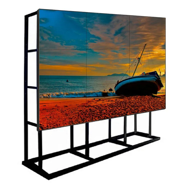 46 Inch Indoor 1.7/3.5mm Ultra Narrow Bezel 4k Multi Lcd Advertising Display Video Wall Display Screen Price