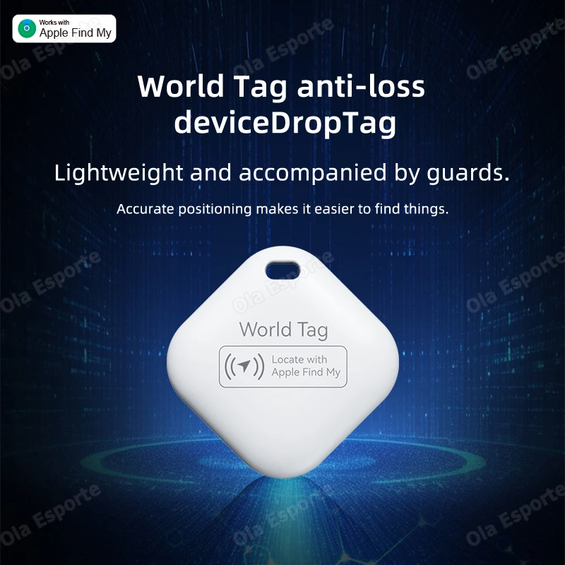 Tracker GPS Smart Tag a lunga distanza per Air Tag Key Finder portafoglio per animali domestici Mini localizzatore di allarme Anti-smarrimento per