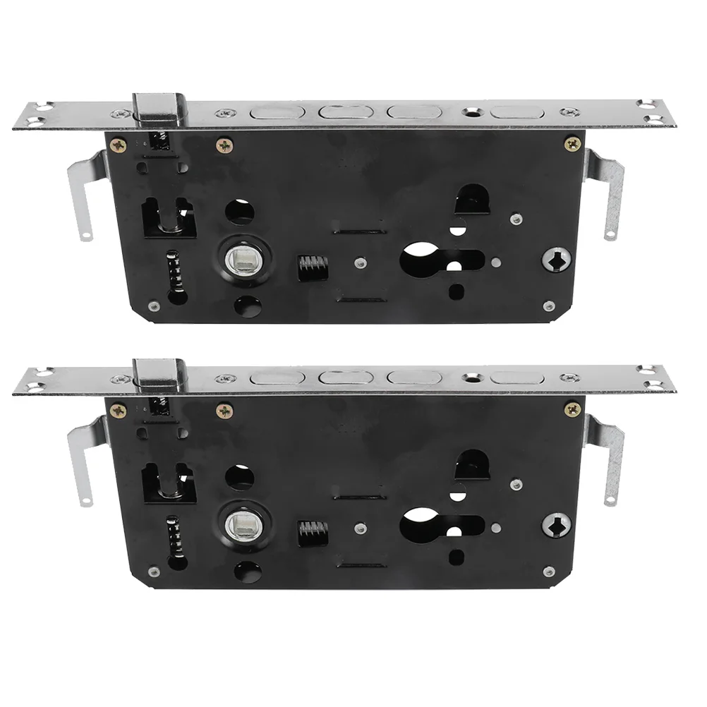 

2 Pcs Anti Theft Door Body Heavy Duty Mortise Lock Part Household Iron Gate Wear Resistant Door Lock Replacement Home Accessory
