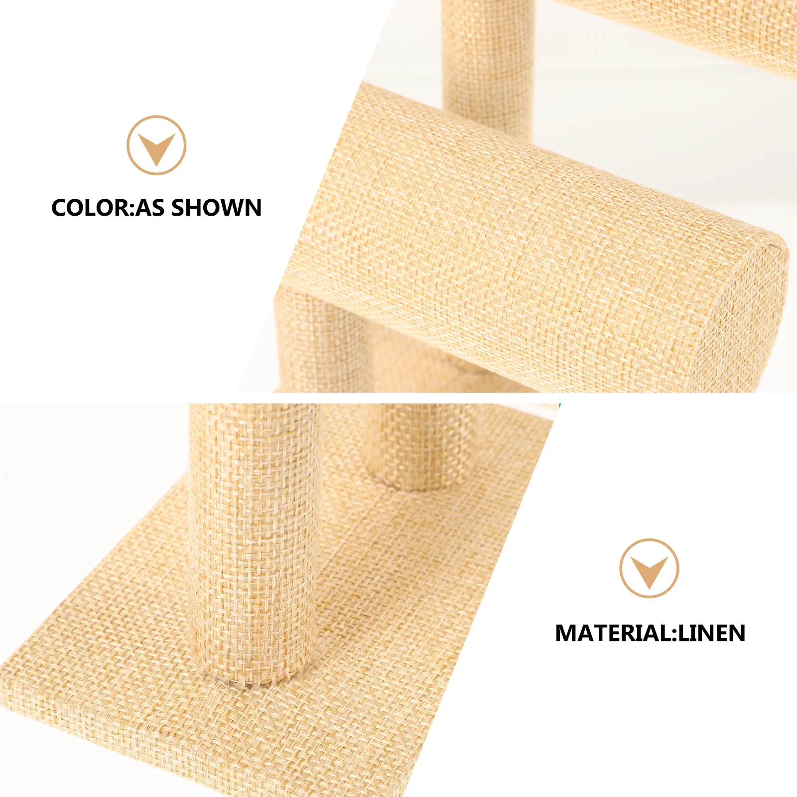 Bracelet Display Stand Headband Organizer 2 Tiers Lightweight Jewelry Storage Rack Table Decoration Photo Prop