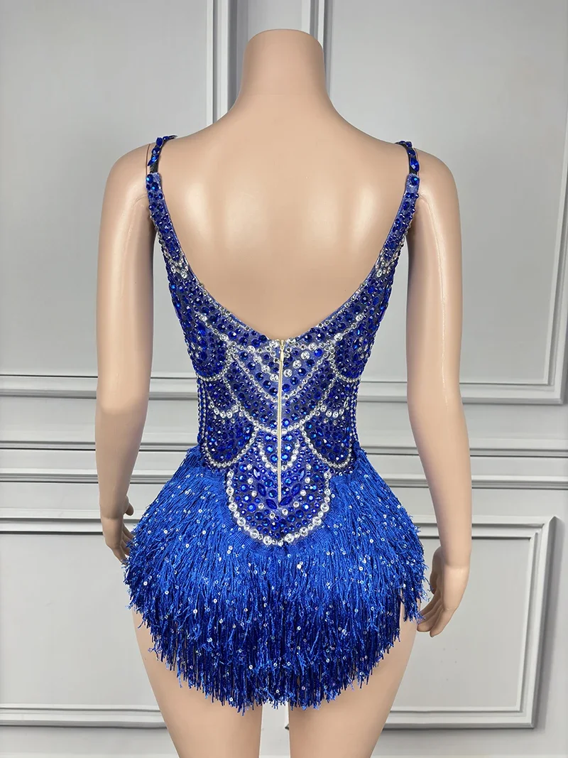 مثير الراين شرابة ارتداءها متعدد الألوان ملهى ليلي بار Dj المغنية جوجو الراقصات فستان مهرجان المرحلة ازياء