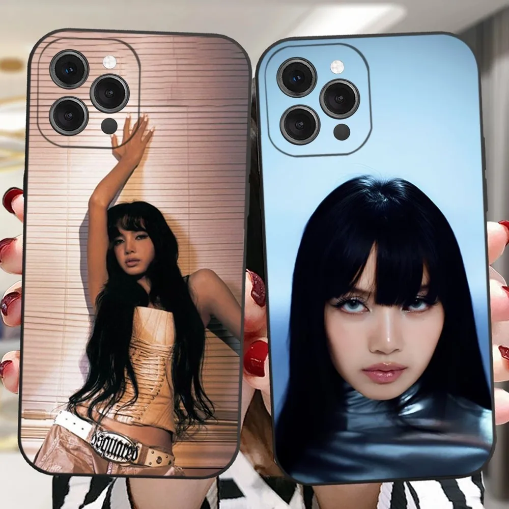 L-Lisa Lalisa New Woman  Phone Case For iPhone 16,15,14,13,12,11 Plus,Pro,Max,XR,XS,X,7,8 Plus,SE,Mini Silicone Soft