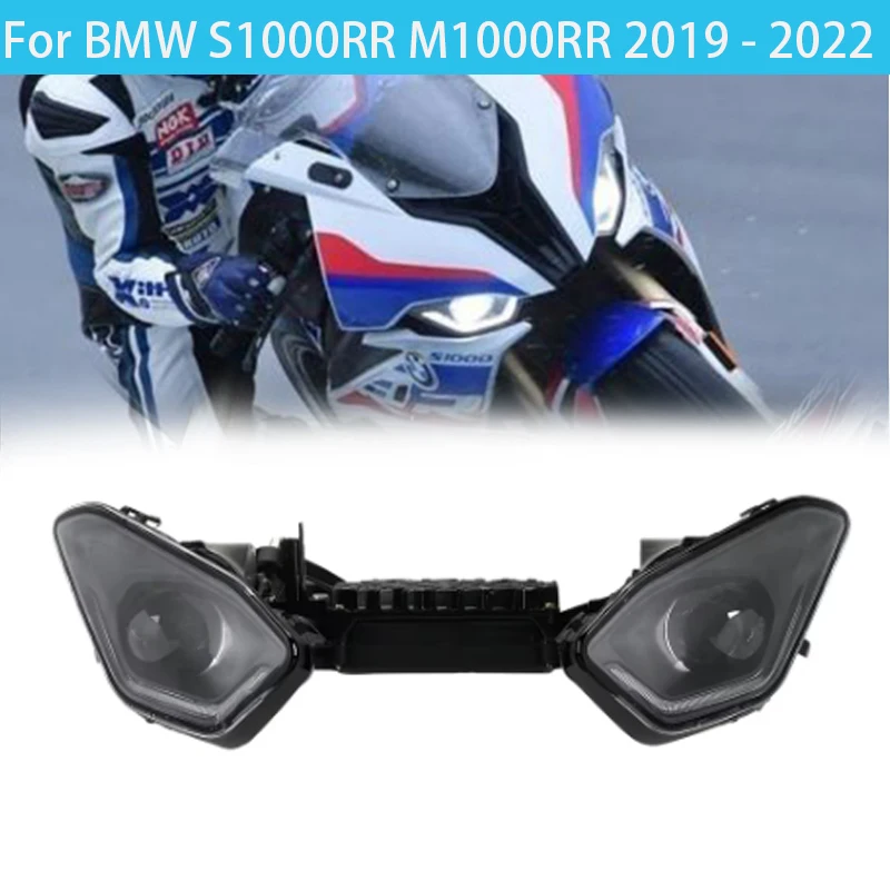 S1000RR Front Headlight Assembly M1000RR Head Light Fit For BMW S1000 M1000 RR 2019 2020 2021 Clear Lamp Motorcycle Accessories