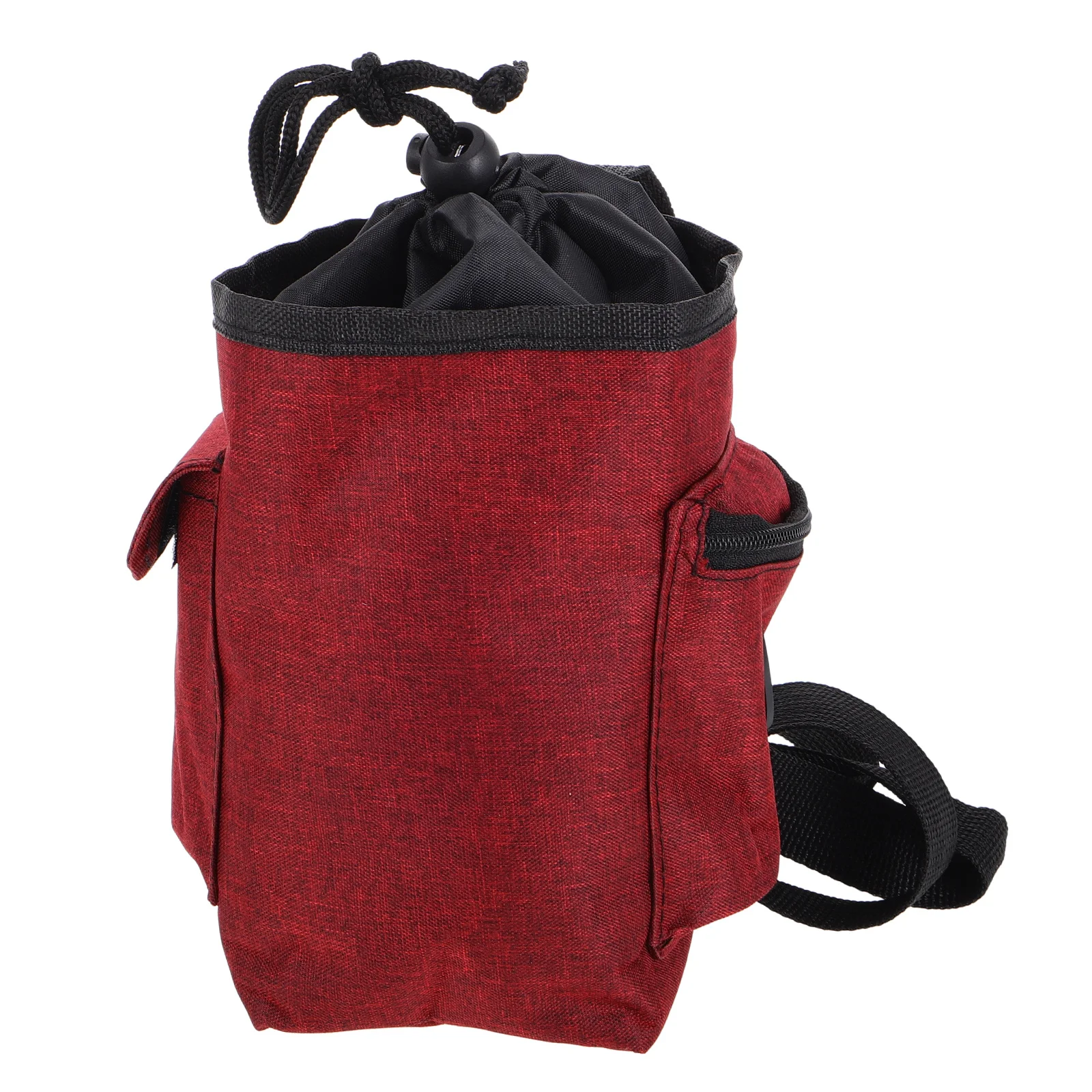 

Climbing Chalk Bag For Bouldering Rock Climbing Gymnastics Training Zipper Storage Pockets Adjustable Belt Outdoor