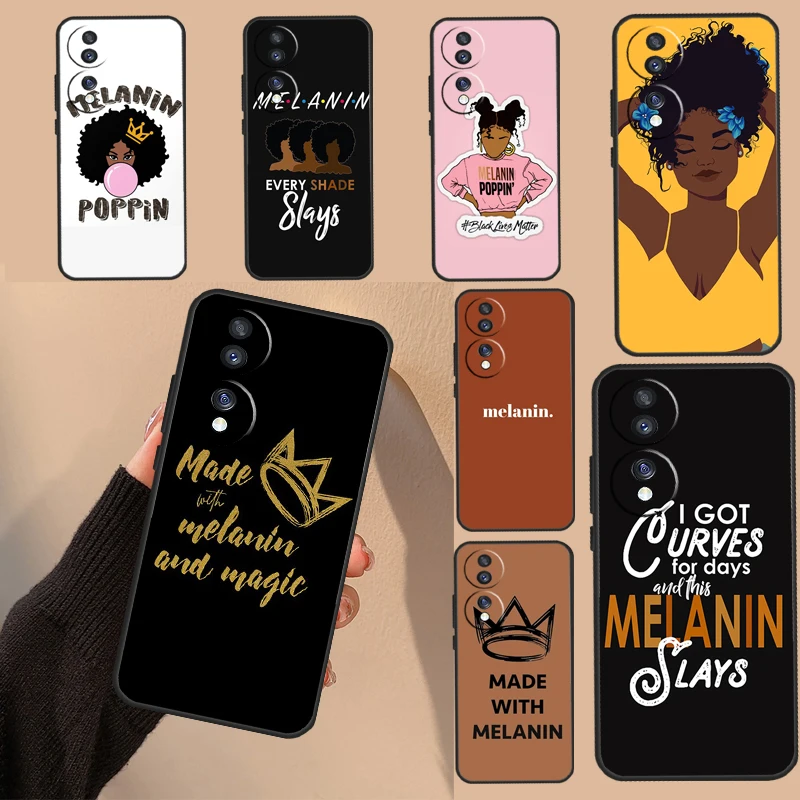 Melanin Black Lives Matter Case For Honor Magic 5 Pro X7a X8a X9a X6 X7 X8 X9 8X 9X 50 70 90 Lite Magic 4 Lite Cover